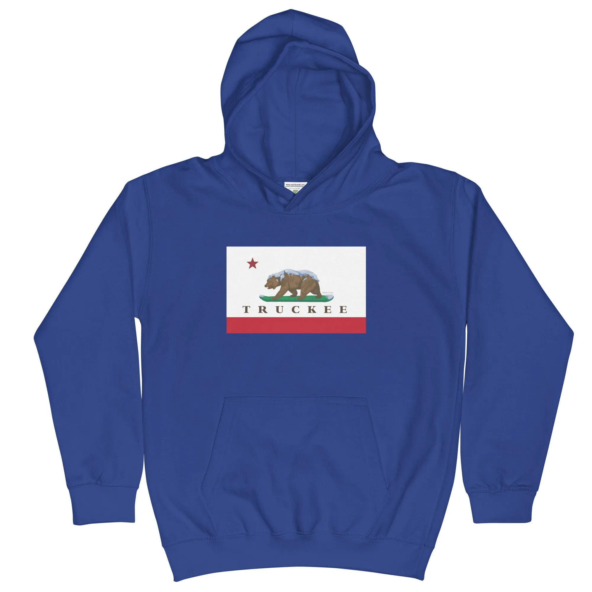 Kids CA Flag Truckee Hoodie
