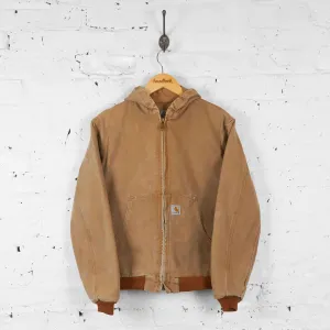 Kids Carhartt Hooded Jacket - Brown - L Boys