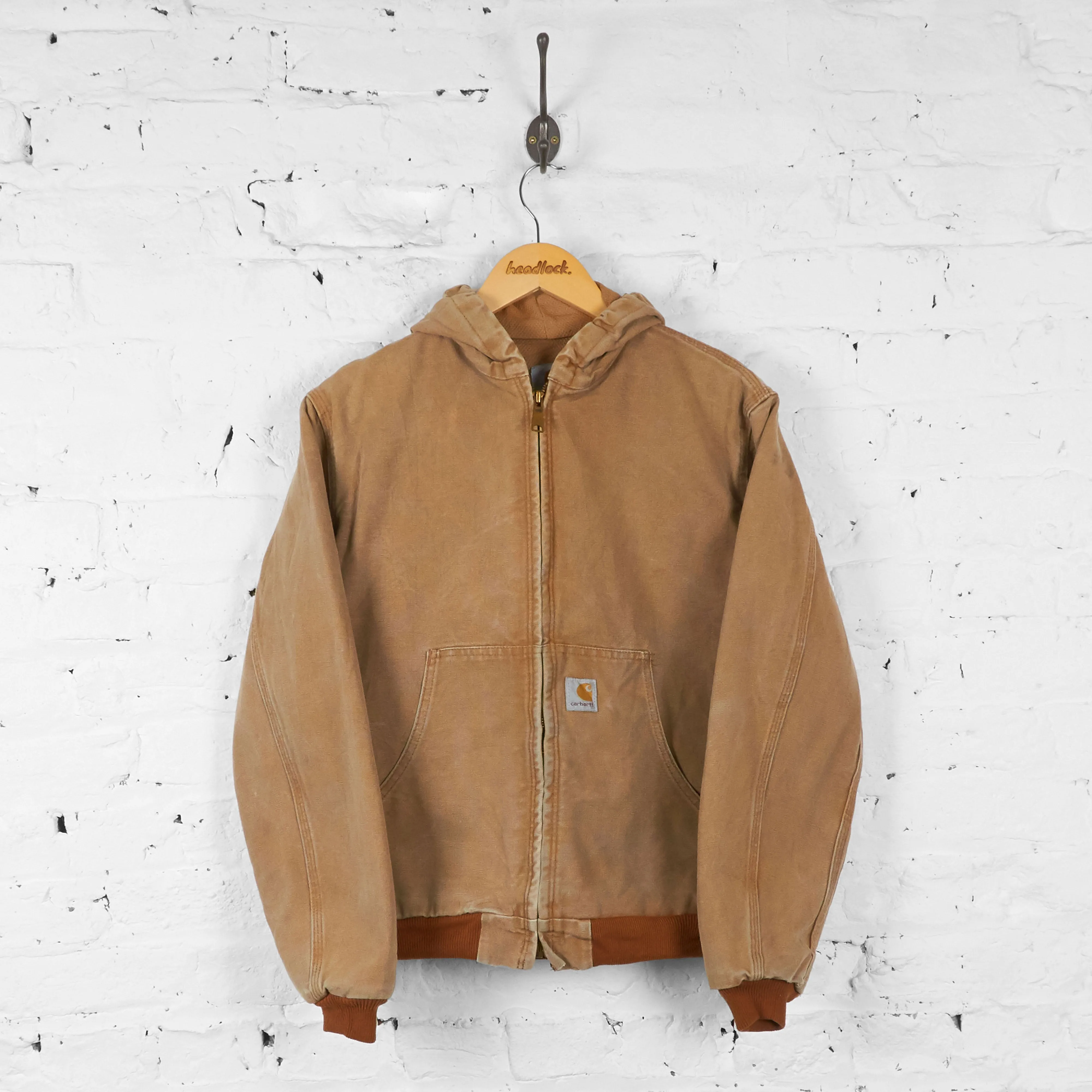 Kids Carhartt Hooded Jacket - Brown - L Boys