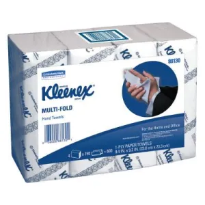 Kimberly-Clark Professional Multi-Fold Paper Towels,(4) 4PK Bundles, 9 1/5x9 2/5, White, 150/Pack, 88130