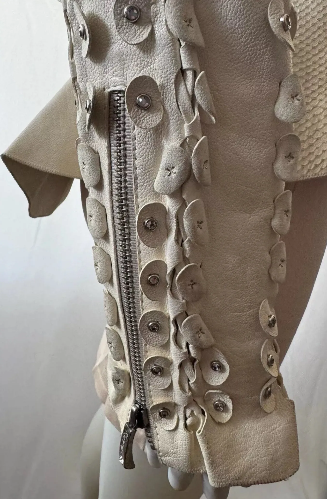 Kippys Cleopatra Cream Lamb Jacket Swarovski M