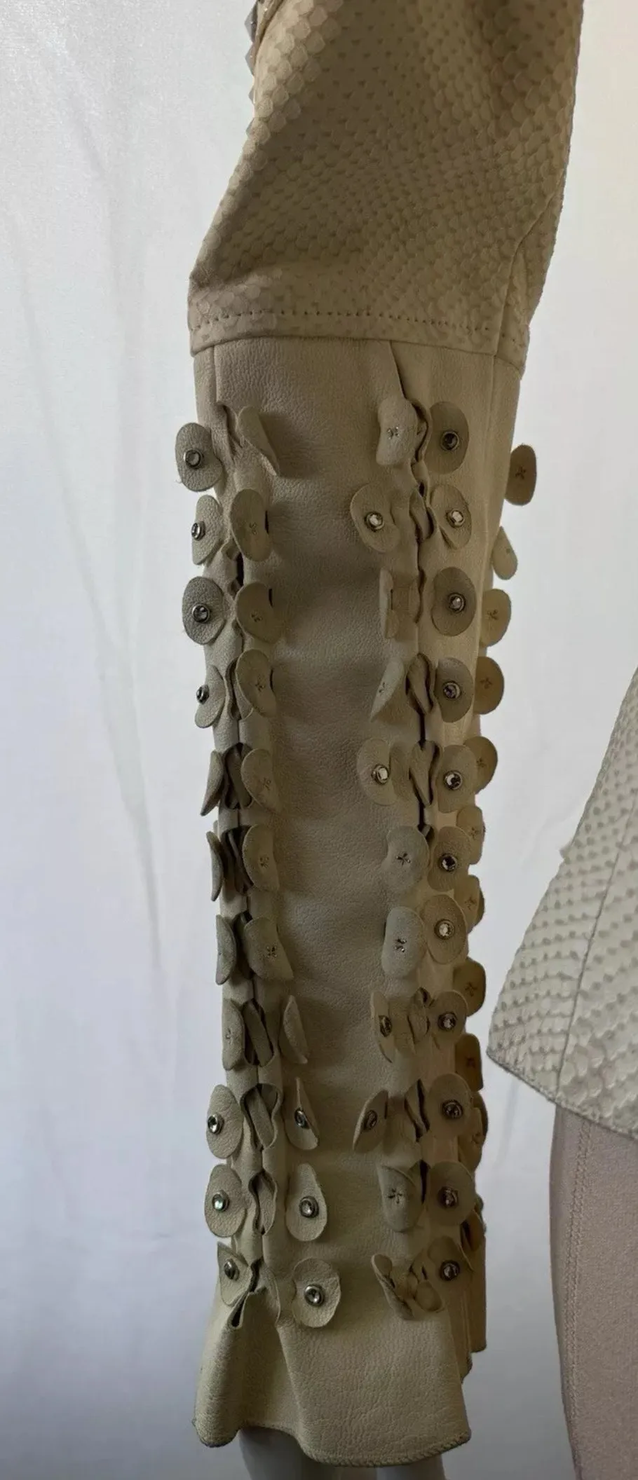 Kippys Cleopatra Cream Lamb Jacket Swarovski M