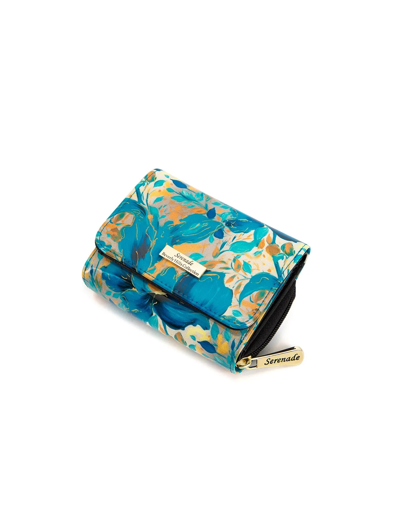 KIRRILY SML PATENT LEATHER WALLET WITH RFID- WSN9403