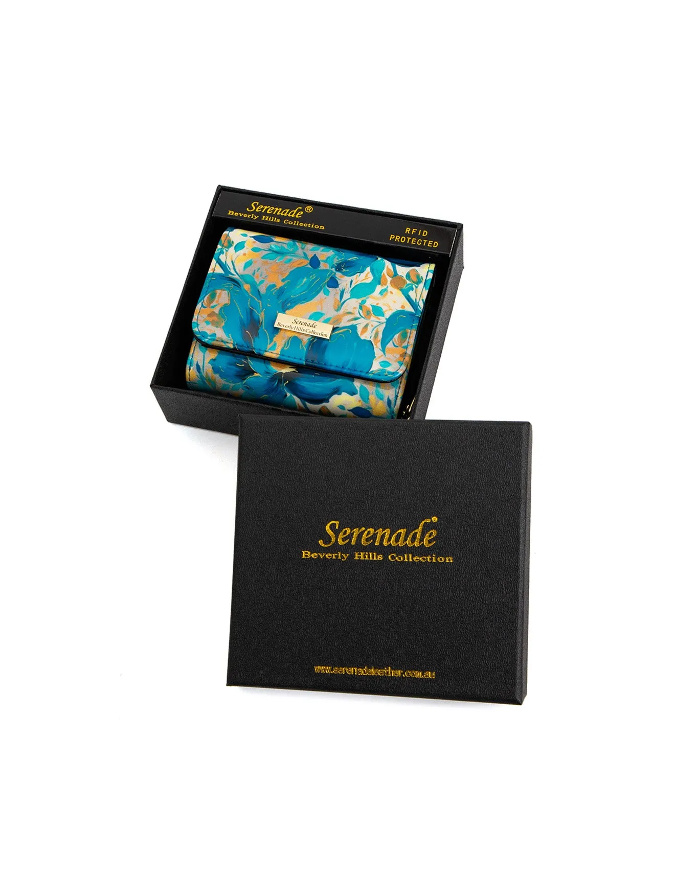 KIRRILY SML PATENT LEATHER WALLET WITH RFID- WSN9403
