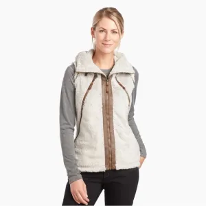 KUHL Women’s Flight Vest Jacket Size Medium in Stone / Cream