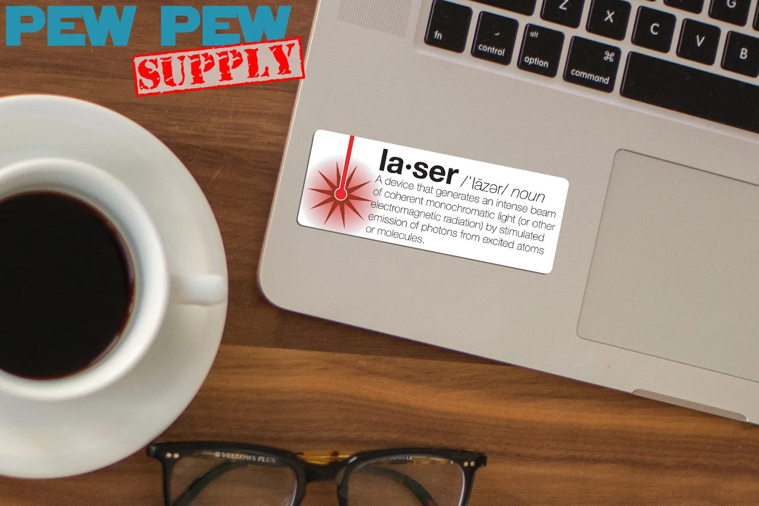 Laser Definition Sticker
