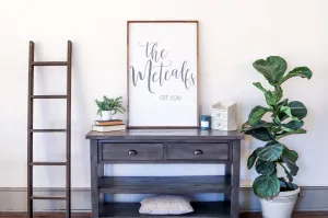 Last Name Sign