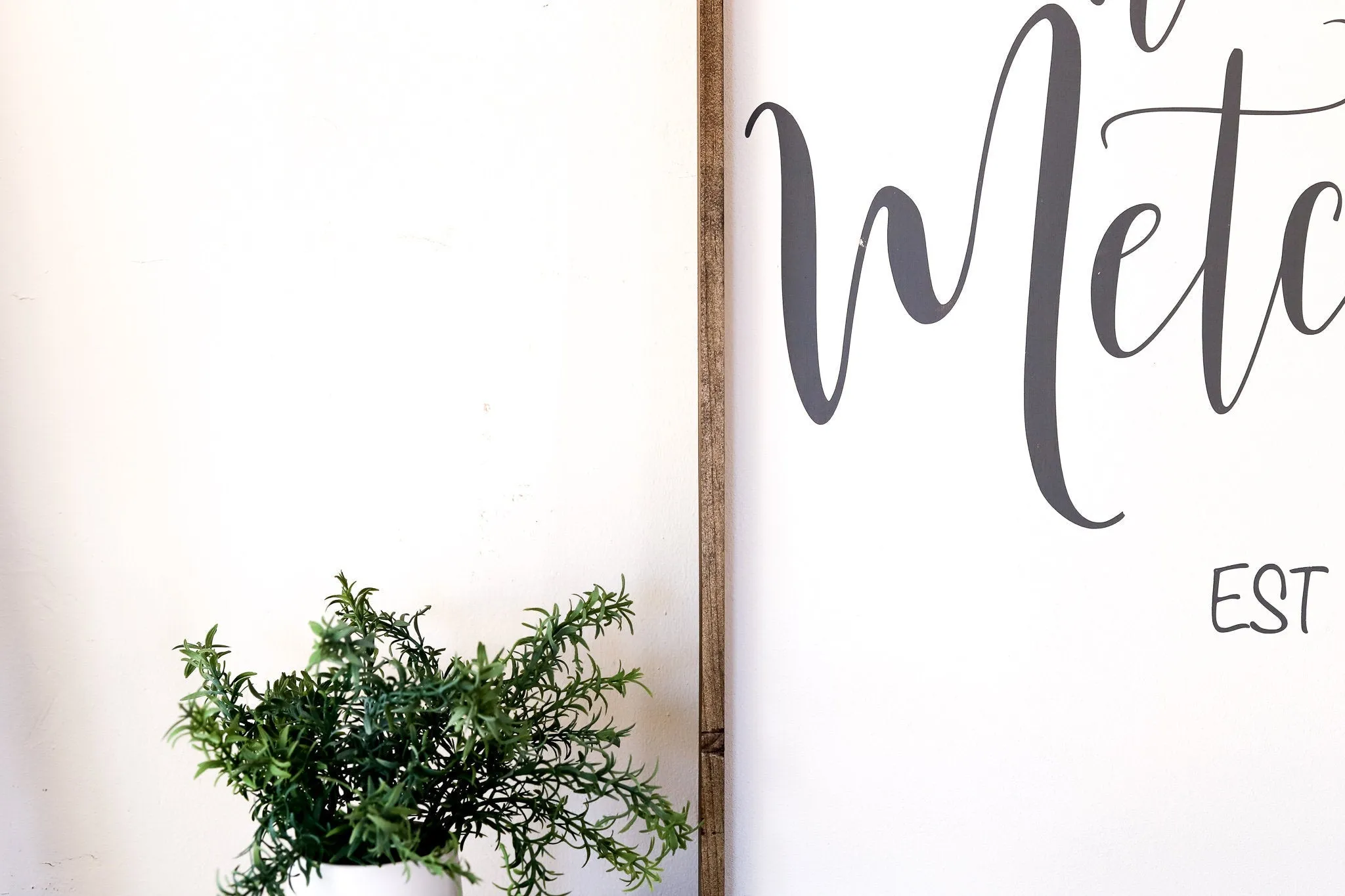 Last Name Sign