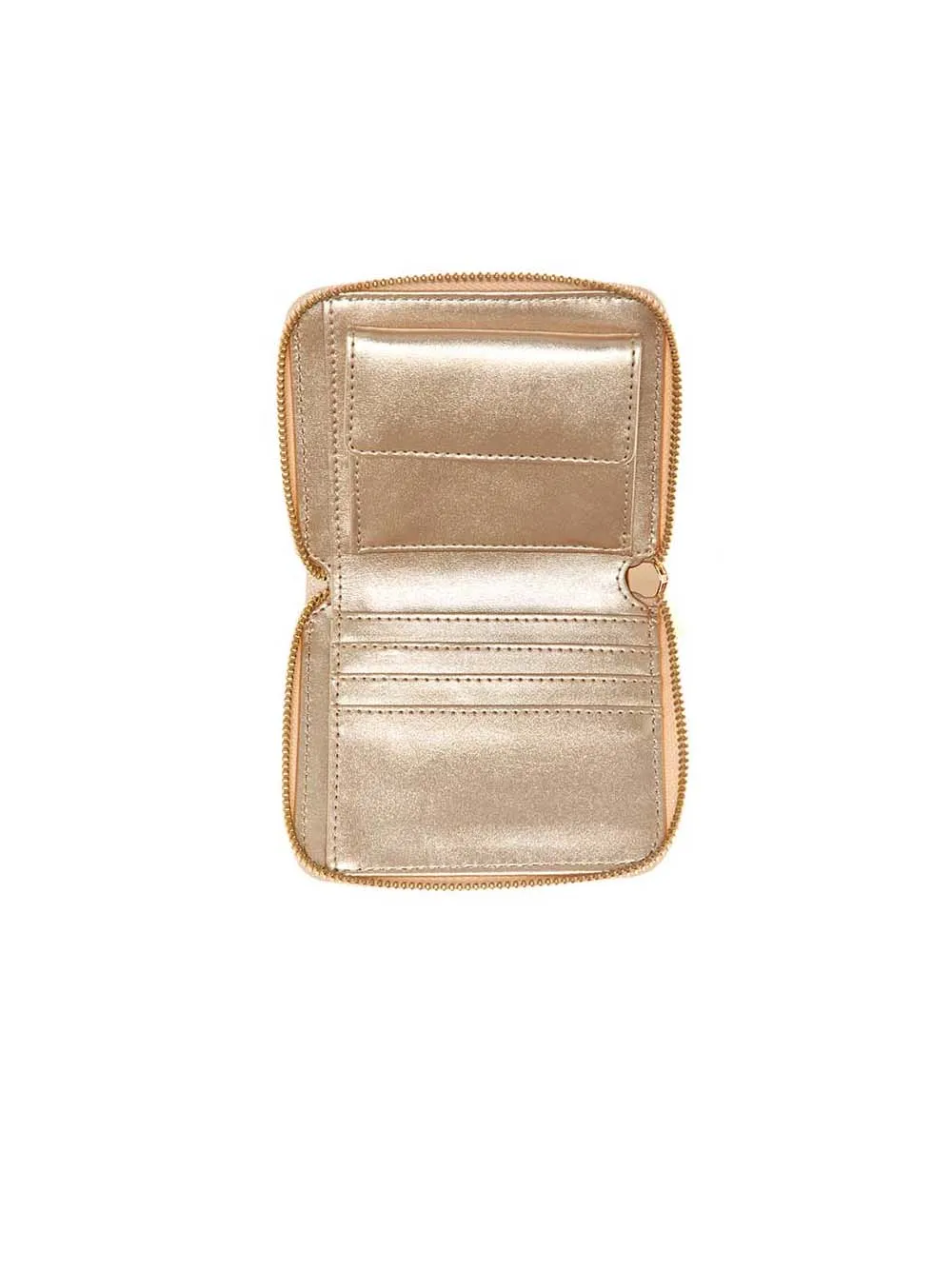 Laurel Slg Small Zip Around - Dove Logo