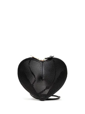 Le coeur net leather crossbody bag