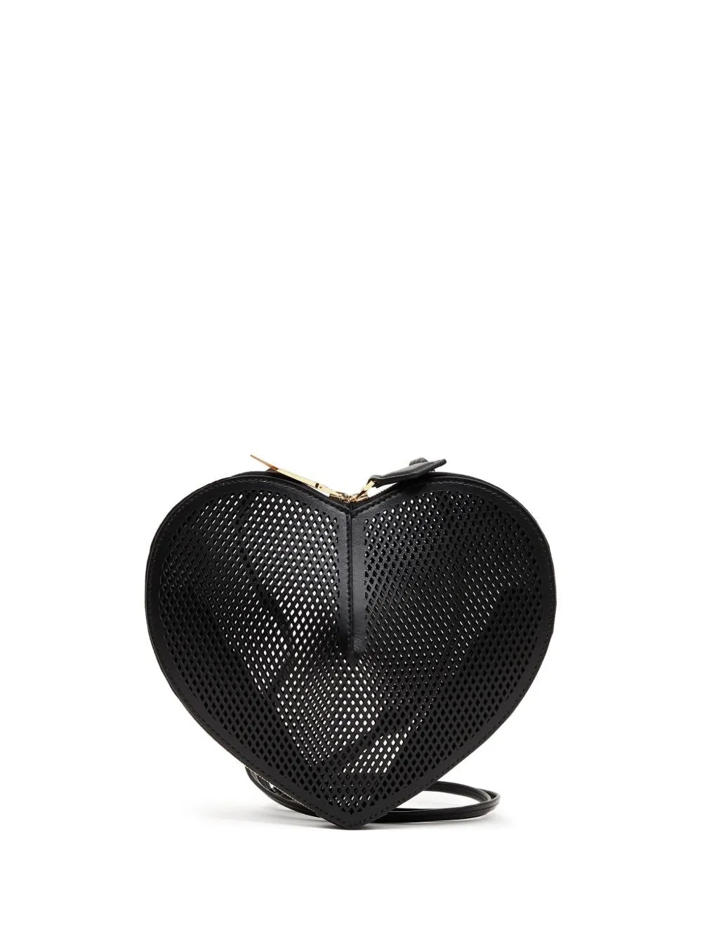Le coeur net leather crossbody bag