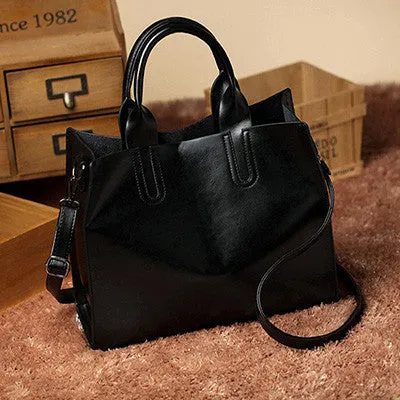 Leather Bags Handbags Women Famous Brands Big Women Casual Bags Trunk Tote Spanish Brand Shoulder Bag Ladies large Bolsos Mujer