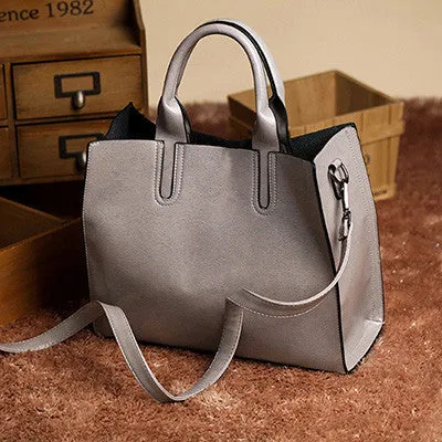 Leather Bags Handbags Women Famous Brands Big Women Casual Bags Trunk Tote Spanish Brand Shoulder Bag Ladies large Bolsos Mujer