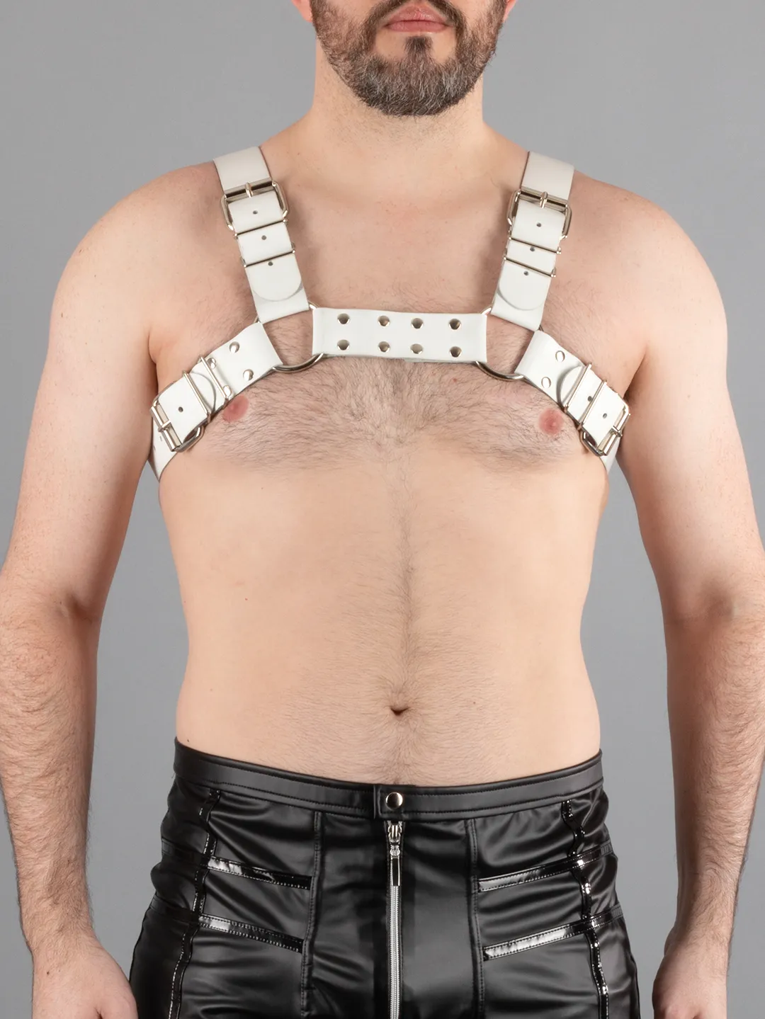 Leather Bulldog Harness