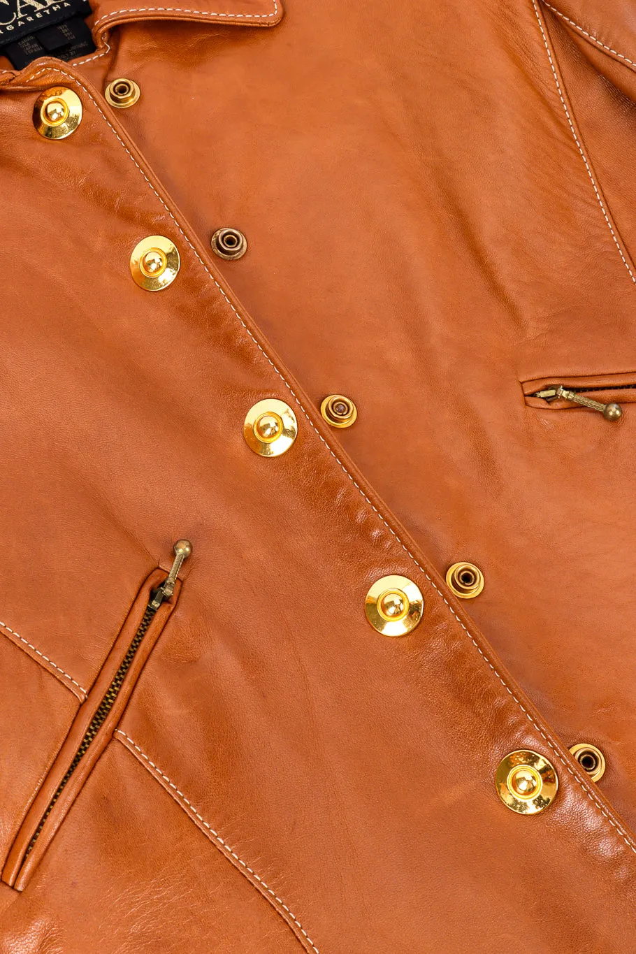 Leather Fringe Jacket & Skirt Set