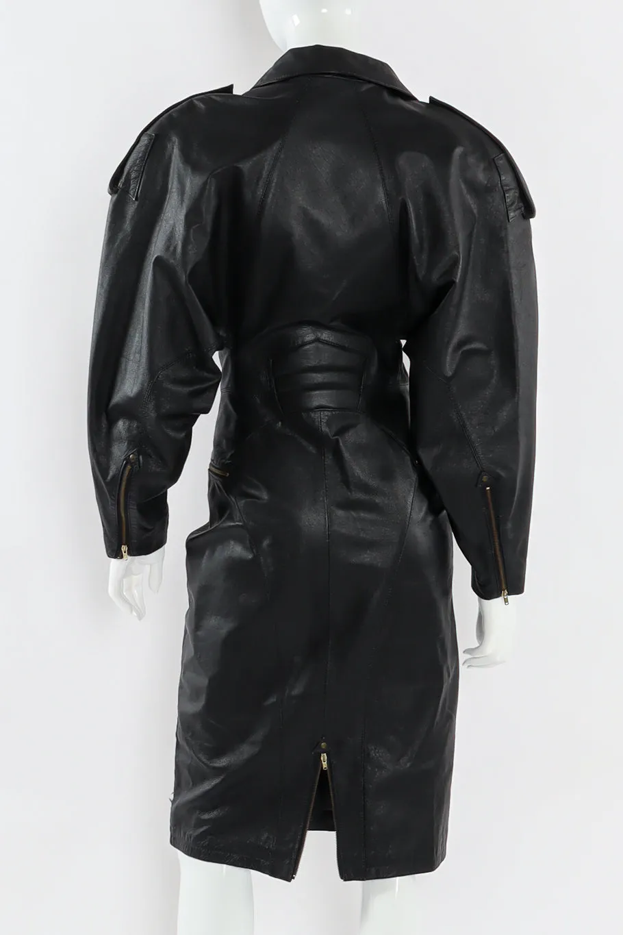 Leather Moto Pencil Dress