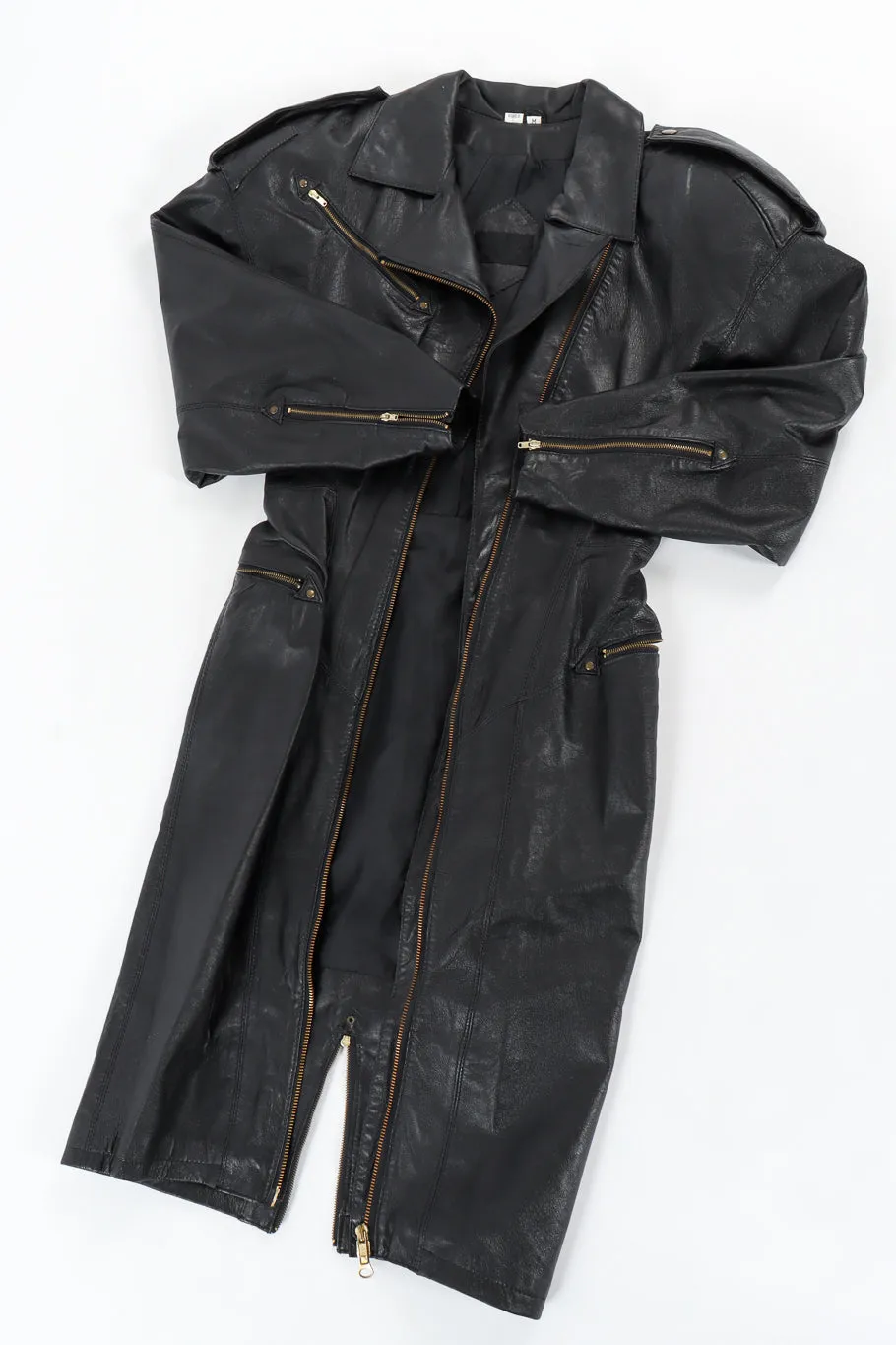 Leather Moto Pencil Dress