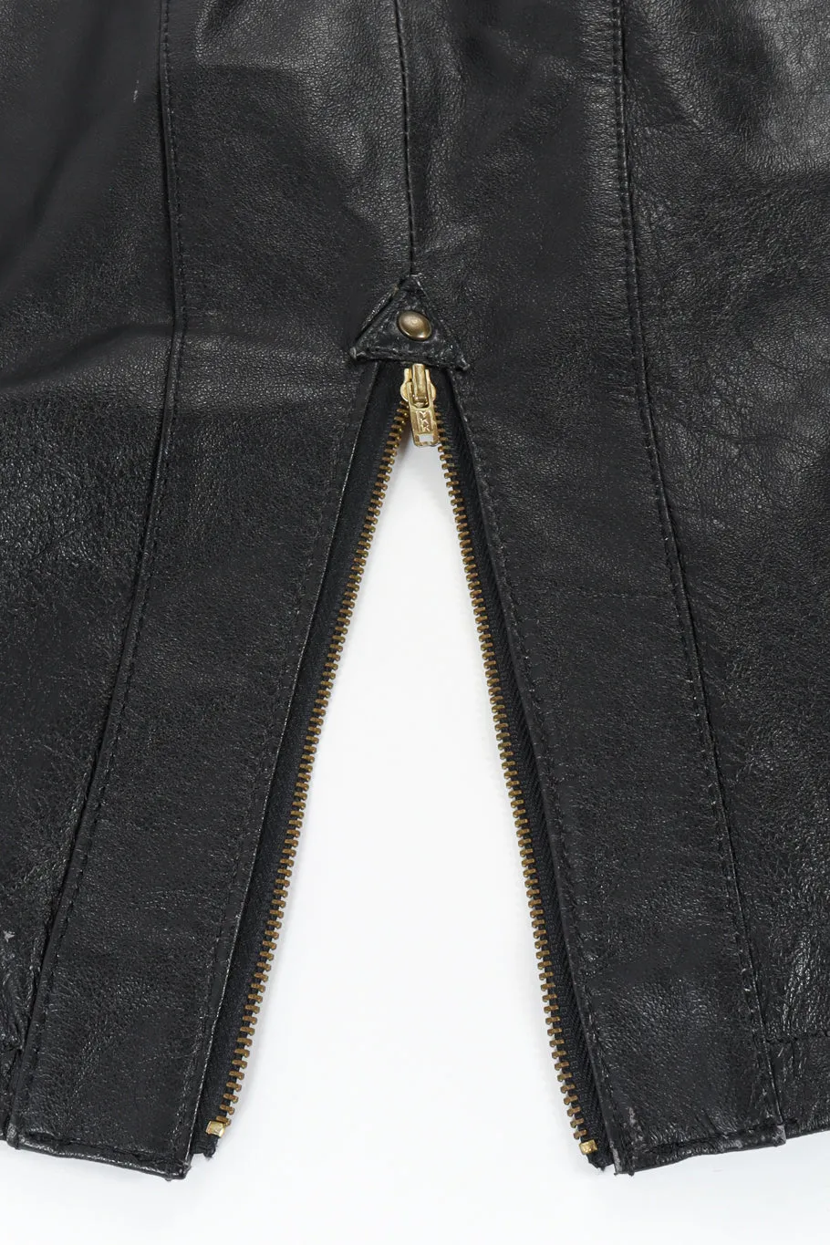Leather Moto Pencil Dress