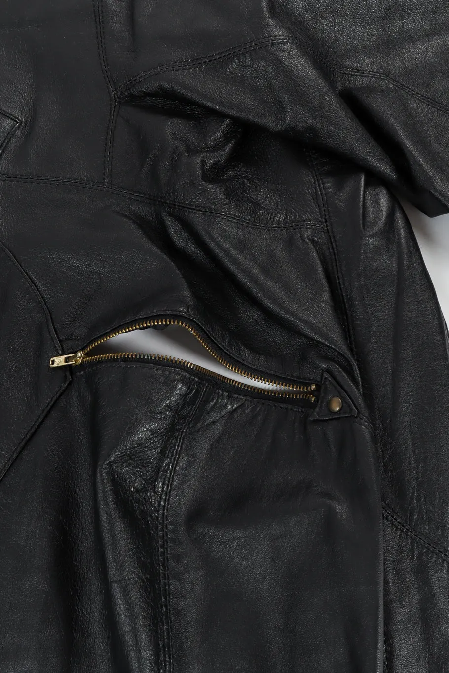 Leather Moto Pencil Dress