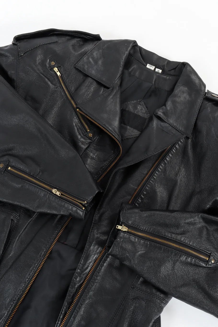 Leather Moto Pencil Dress