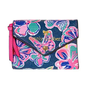Leather Triwallet Butterfly