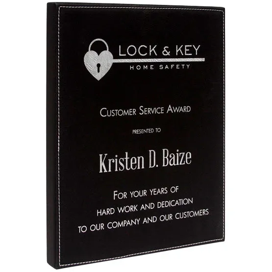 Leatherette Plaques