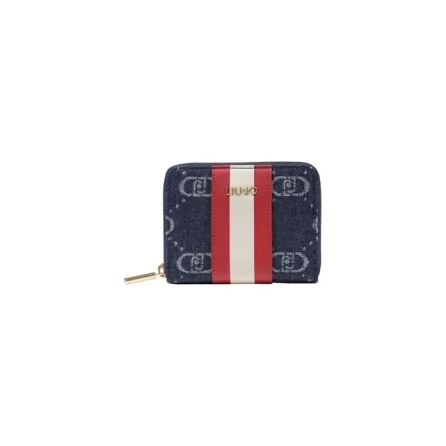 Liu Jo Women's Blue Zip Wallet 100% Polyester Spring/Summer Collection