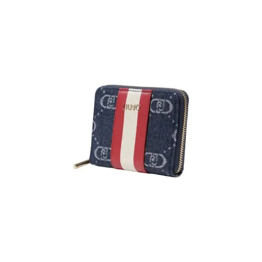 Liu Jo Women's Blue Zip Wallet 100% Polyester Spring/Summer Collection
