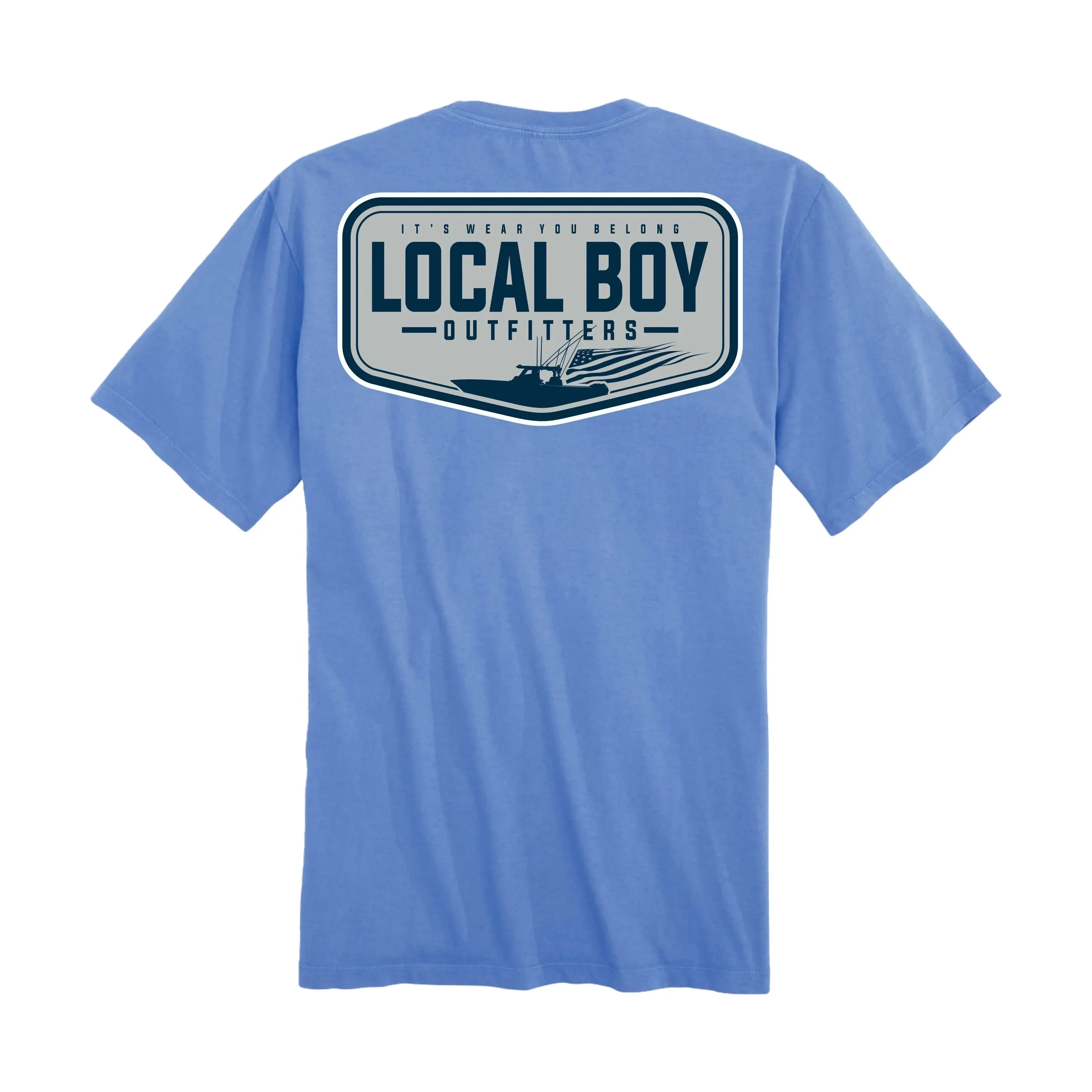 Local Boy Men's Boat Badge T-Shirt