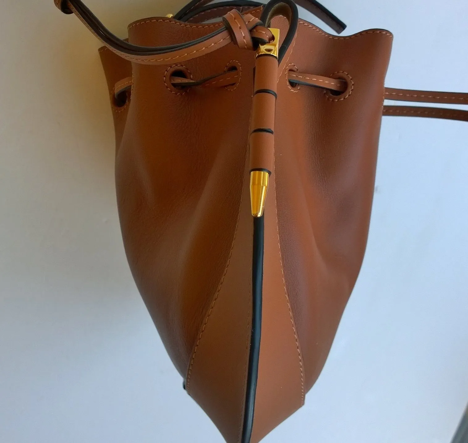 Loewe Horseshoe Small Handbag in Tan Brown New with Tags Bag