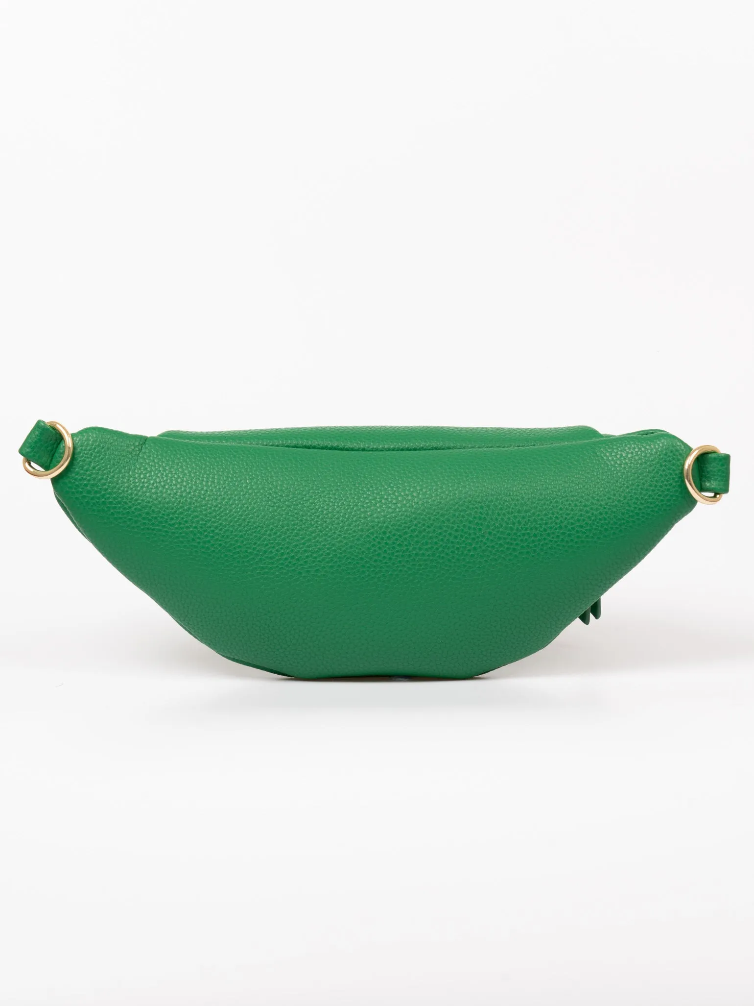 Lola Bum Bag - Green, Pebbled Faux Leather