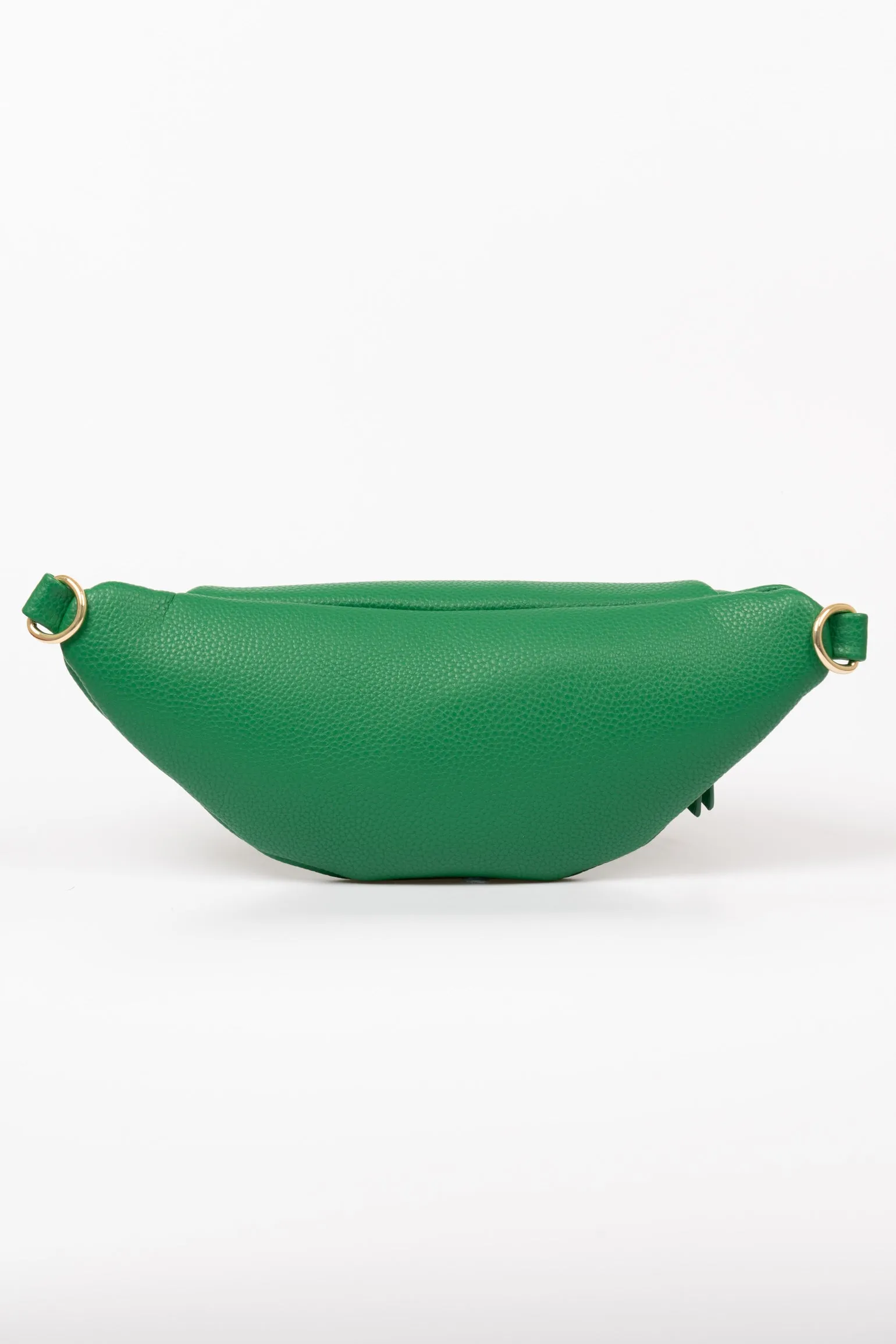 Lola Bum Bag - Green, Pebbled Faux Leather