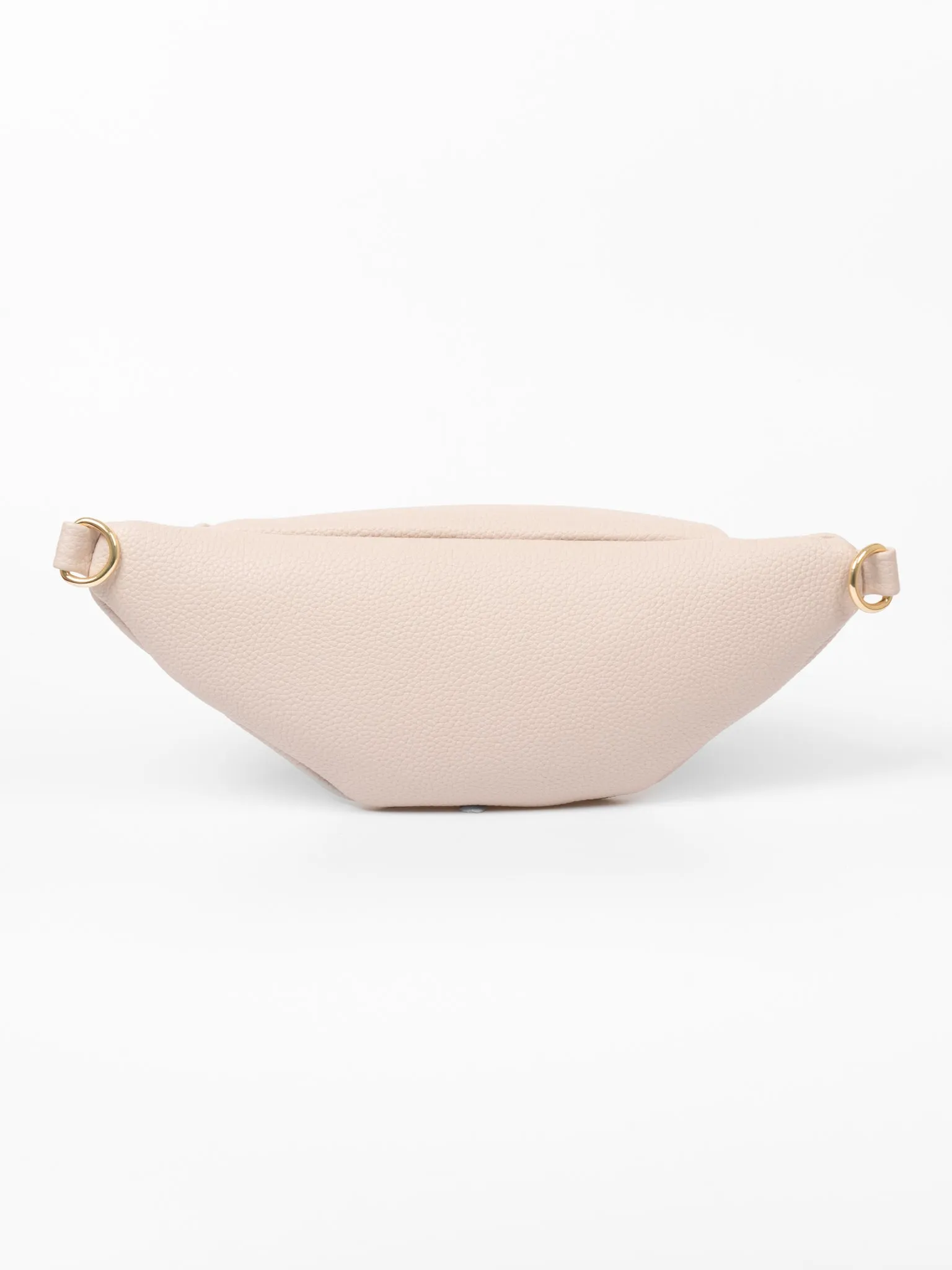 Lola Bum Bag - Nude, Pebbled Faux Leather