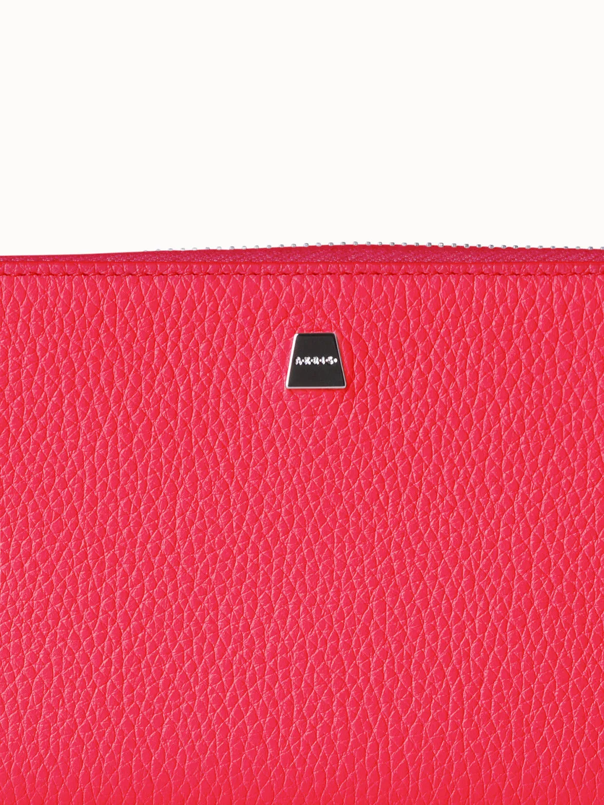 Long Zip Around Wallet in Leather