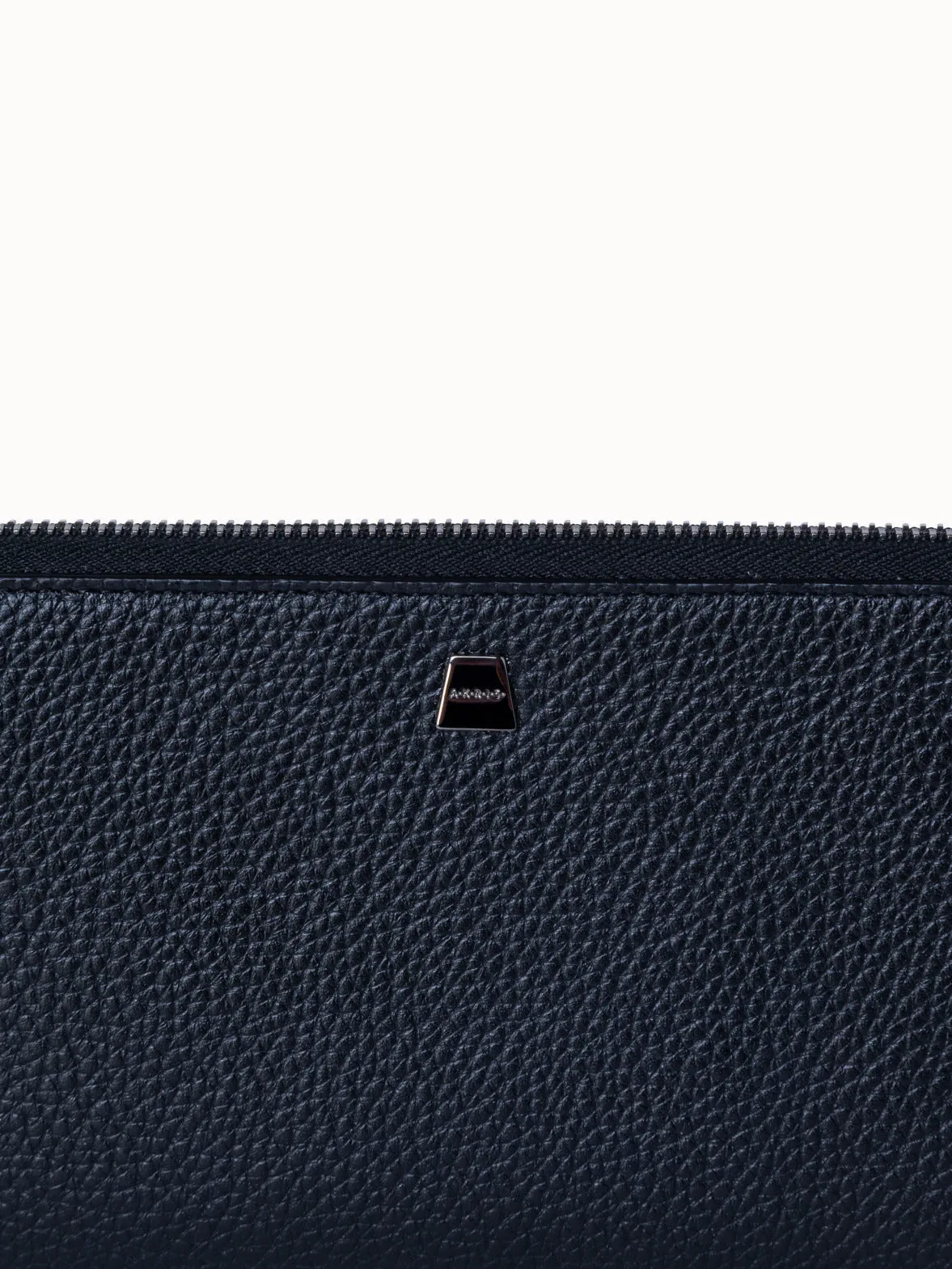 Long Zip Around Wallet in Leather