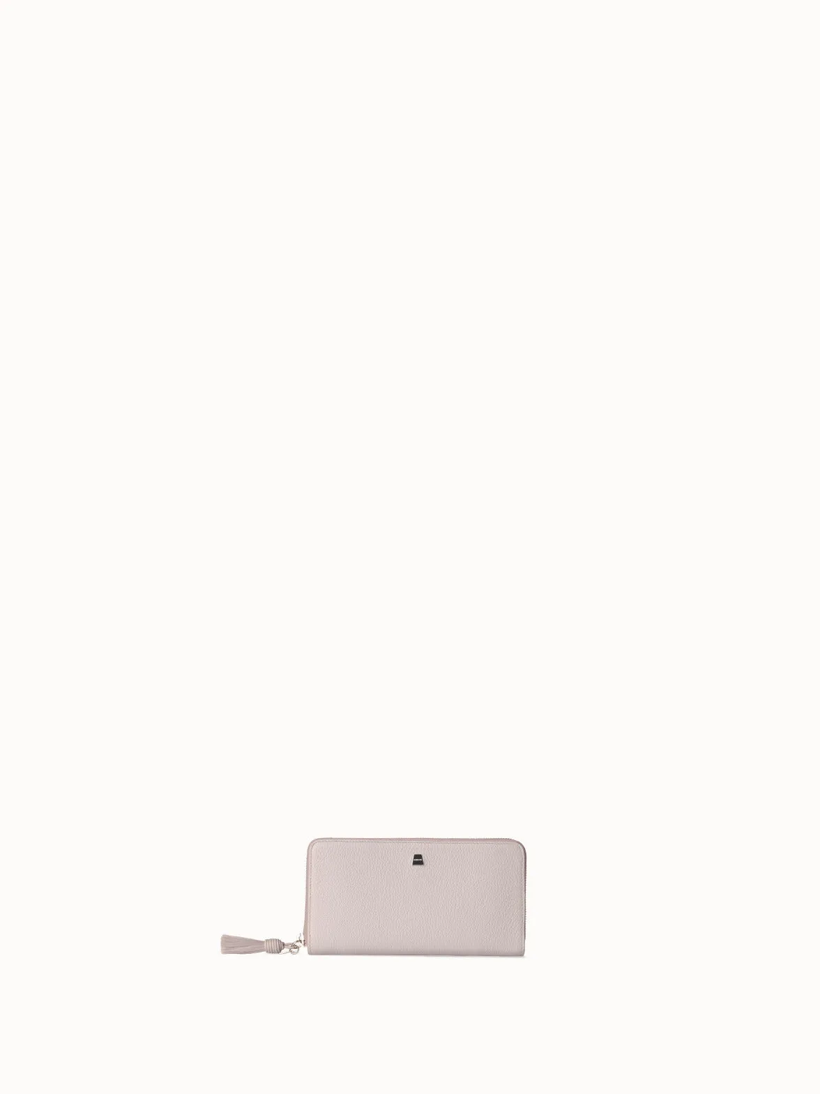 Long Zip Around Wallet in Leather