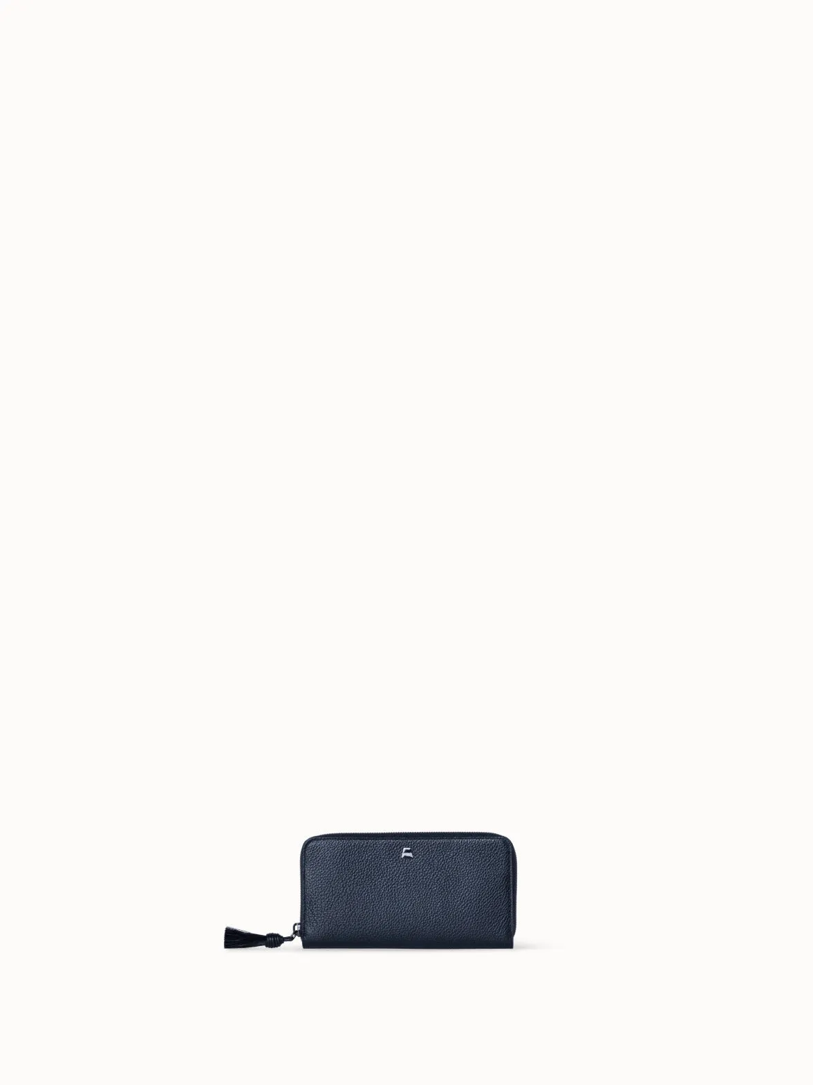 Long Zip Around Wallet in Leather