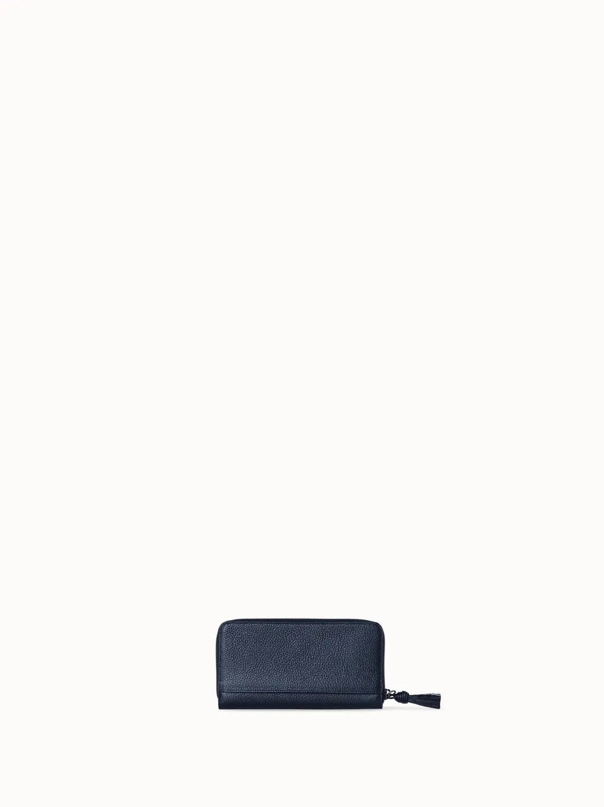 Long Zip Around Wallet in Leather