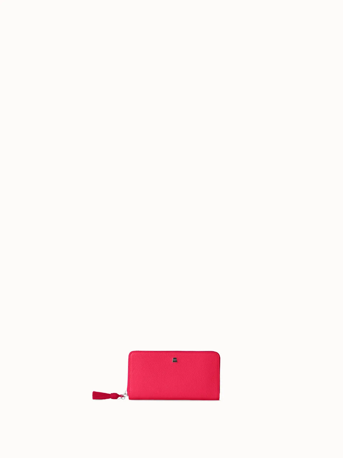Long Zip Around Wallet in Leather