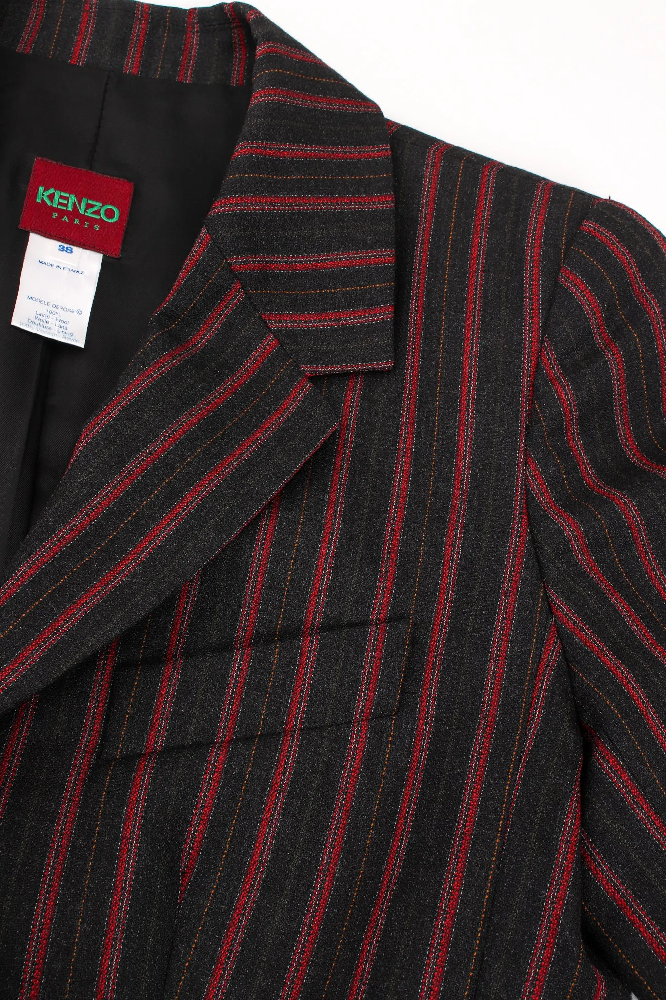 Longline Pinstripe Jacket & Pant Suit