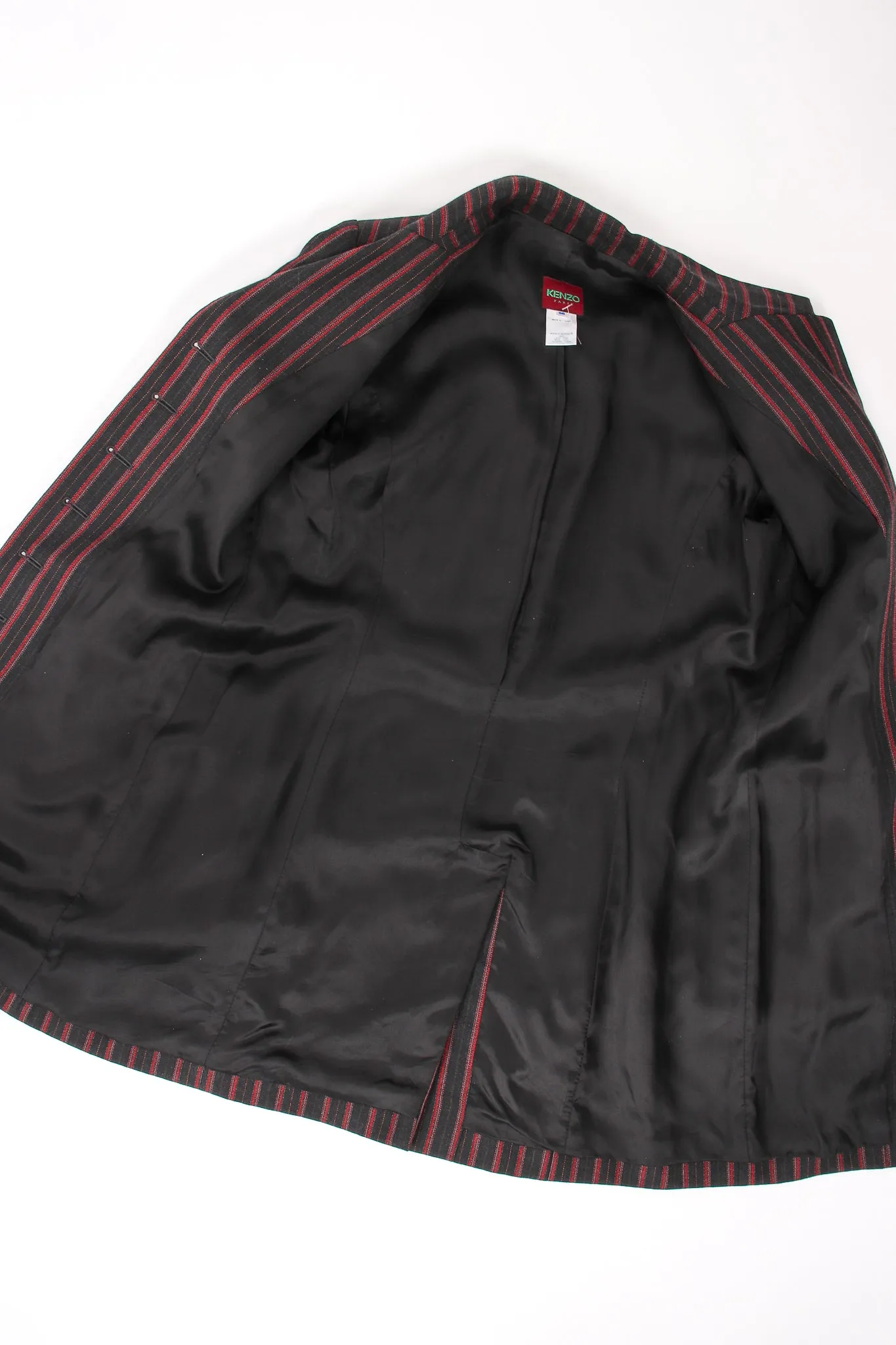 Longline Pinstripe Jacket & Pant Suit