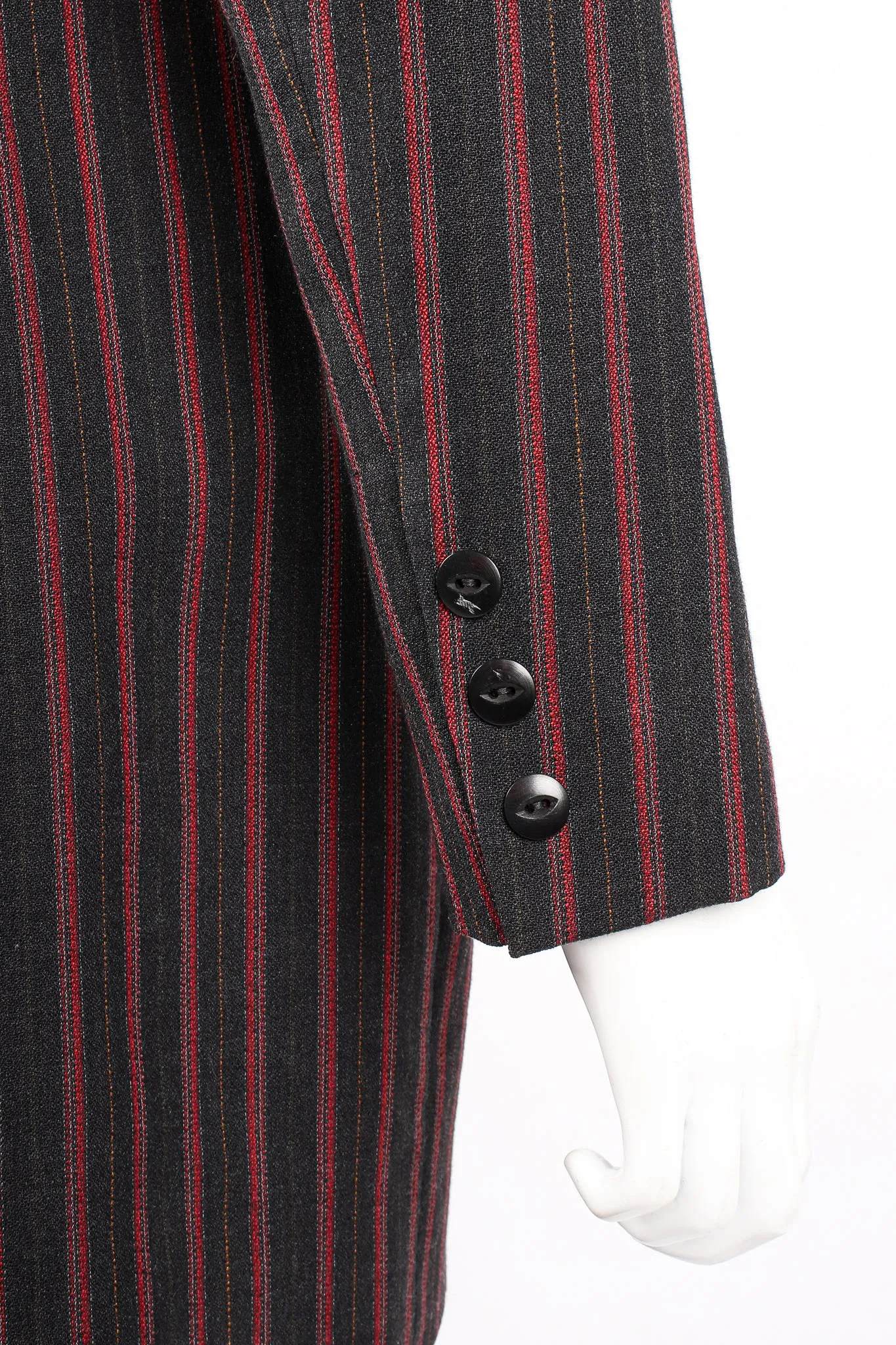 Longline Pinstripe Jacket & Pant Suit