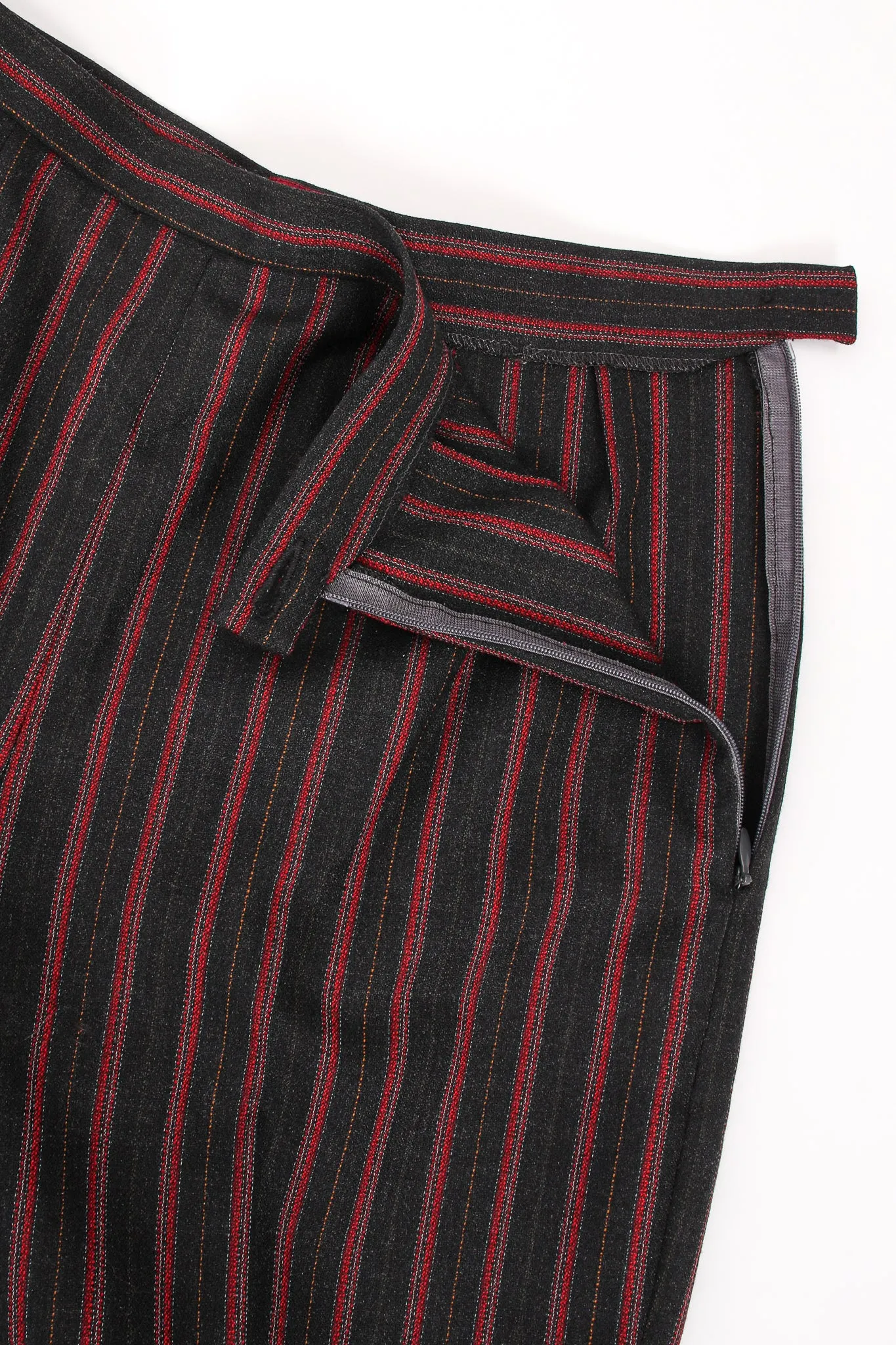 Longline Pinstripe Jacket & Pant Suit