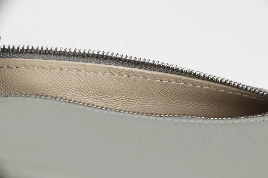 LORO PIANA EXTRA POCKET L19 EUCALYPTUS COLOR (50BD) TENDER CALF MOJA W LADIES, WITH STRAP, DUST COVER & BOX