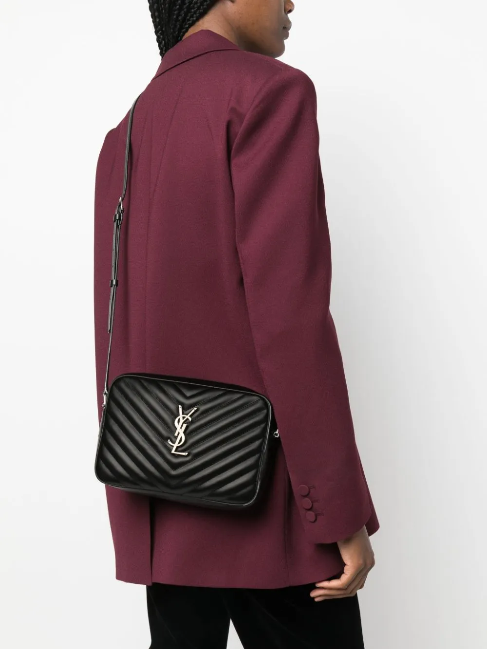 Lou leather camera bag