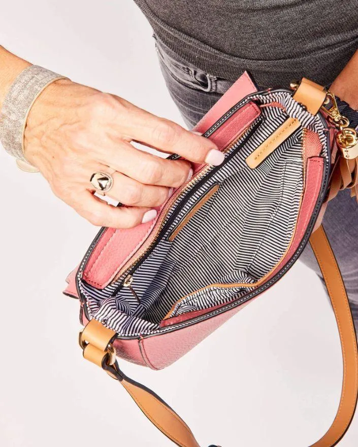 LOUENHIDE Andrea Crossbody Bag - Pomegranate