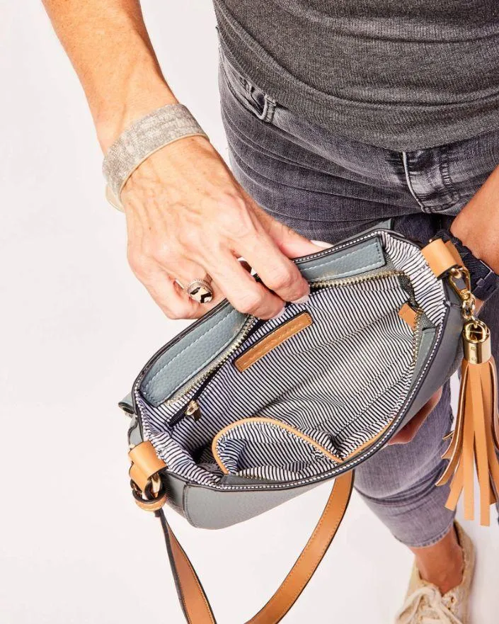 LOUENHIDE Andrea Crossbody Bag - Slate