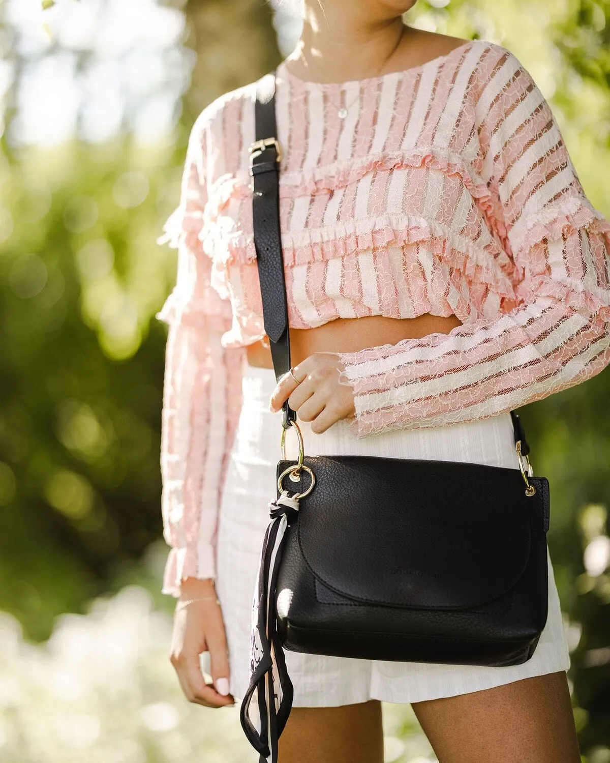LOUENHIDE Baby Blaze Crossbody Bag - Black
