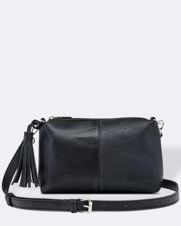 LOUENHIDE Baby Daisy Crossbody Bag - Black