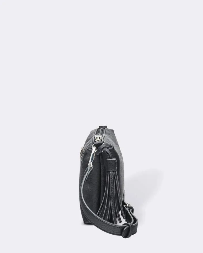 LOUENHIDE Baby Daisy Crossbody Bag - Black